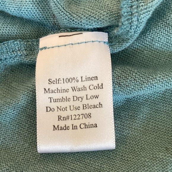 NWT Johnny Was 100% linen Pete & Greta fabulous loose & airy shift dress - Picture 11 of 15